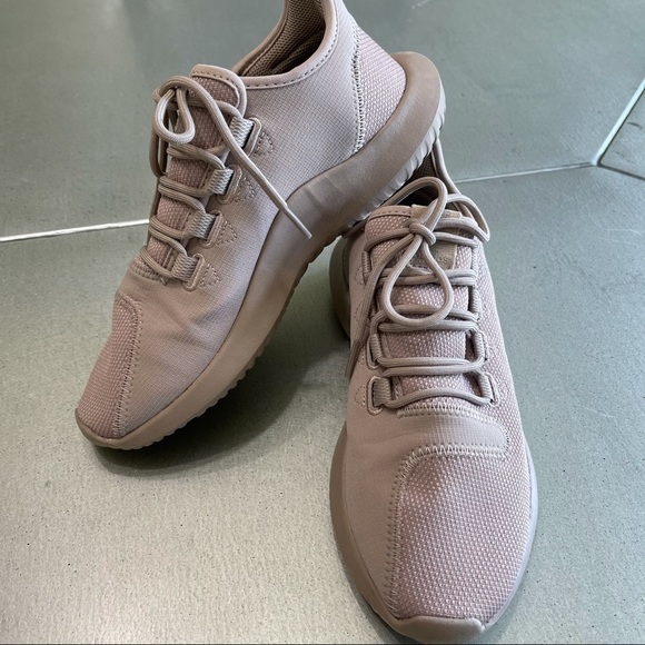 KIDS ADIDAS sneakers 6 1/2  NEUTRAL colored sporty - Picture 2 of 10